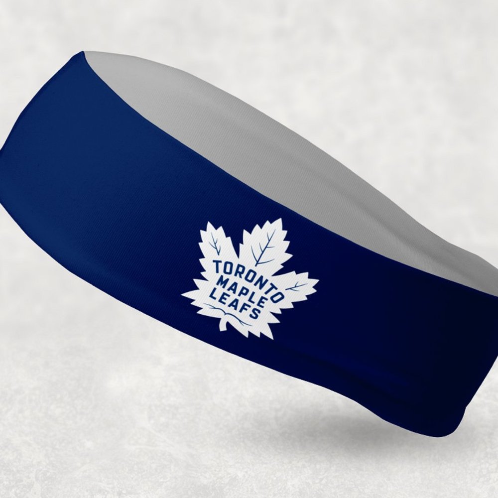 2 Pack - NEW - Reversible Toronto Maple Leafs Headband